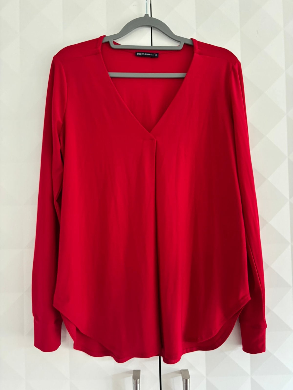 Question? Tuniek maat m, Kleding | Dames, Ophalen of Verzenden, Zo goed als nieuw, Maat 38/40 (M), Rood
