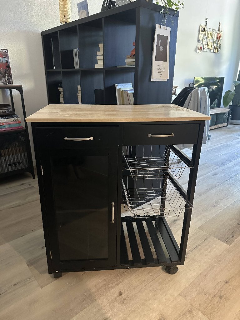 Kitchen trolley / storage cabinet on wheels, Ophalen, Gebruikt