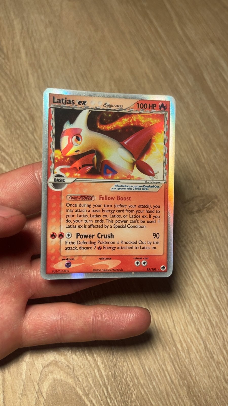 Latias ex Delta Species oude ex, Ophalen of Verzenden, Gebruikt, Losse kaart, Foil