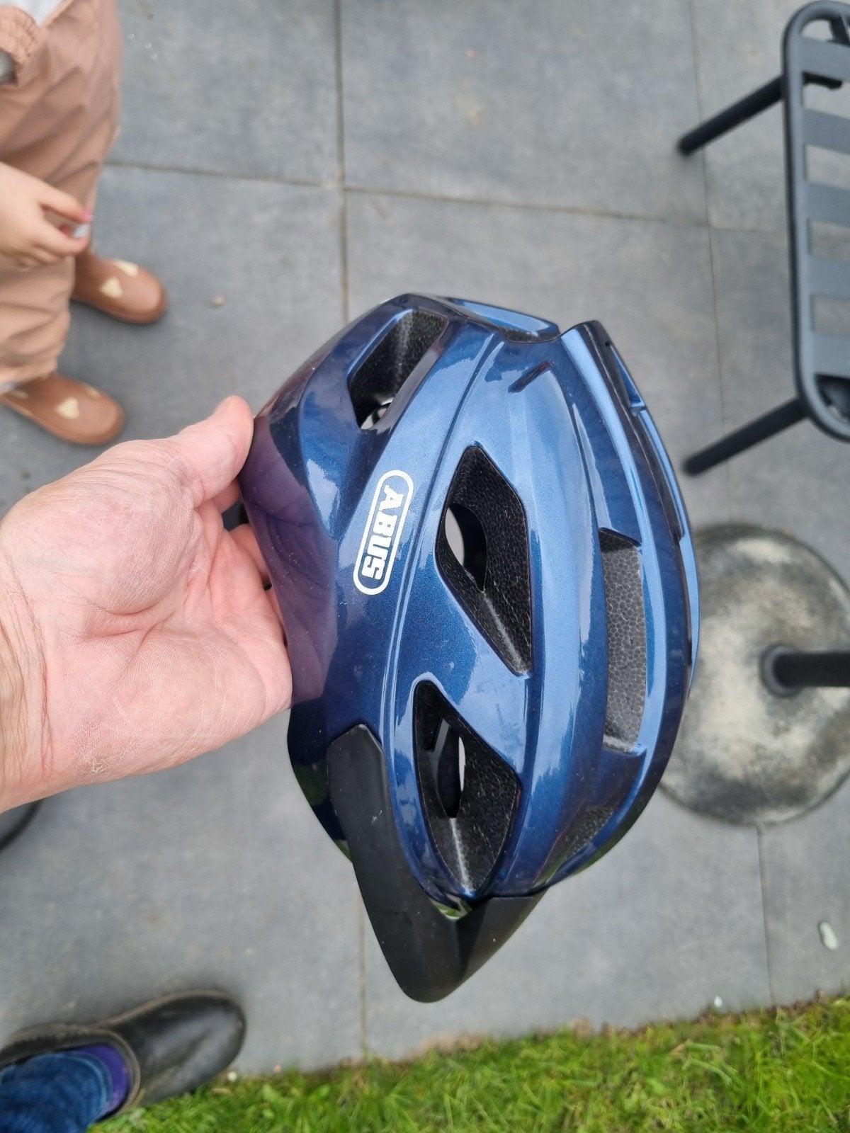 Abus helm blauw 51-55, Ophalen of Verzenden, Nieuw