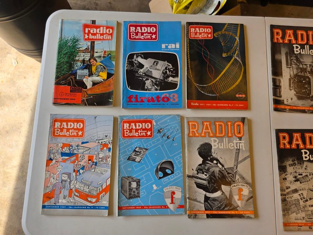 Collectie Radio Bulletin Tijdschriften - Jaren '50/'60, Ophalen of Verzenden, Gelezen, Wetenschap en Natuur