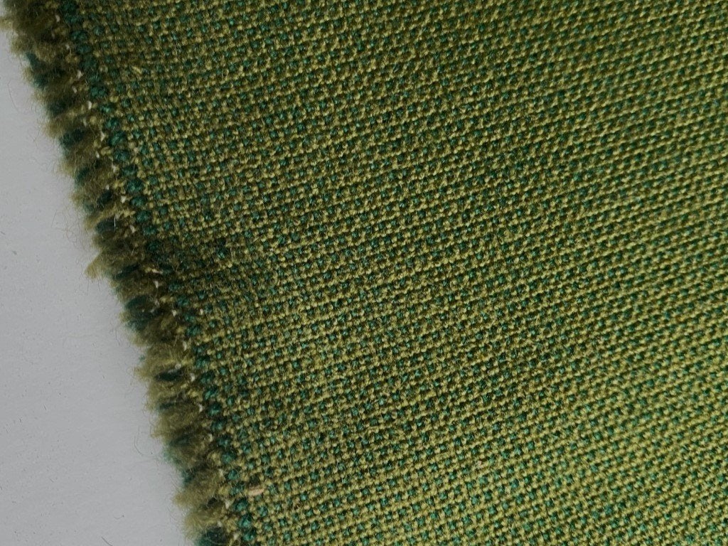 STOF VOOR DESIGN: De Ploeg meubelstof groentinten PER METER, Wol, 120 cm of meer, Ophalen of Verzenden, Groen