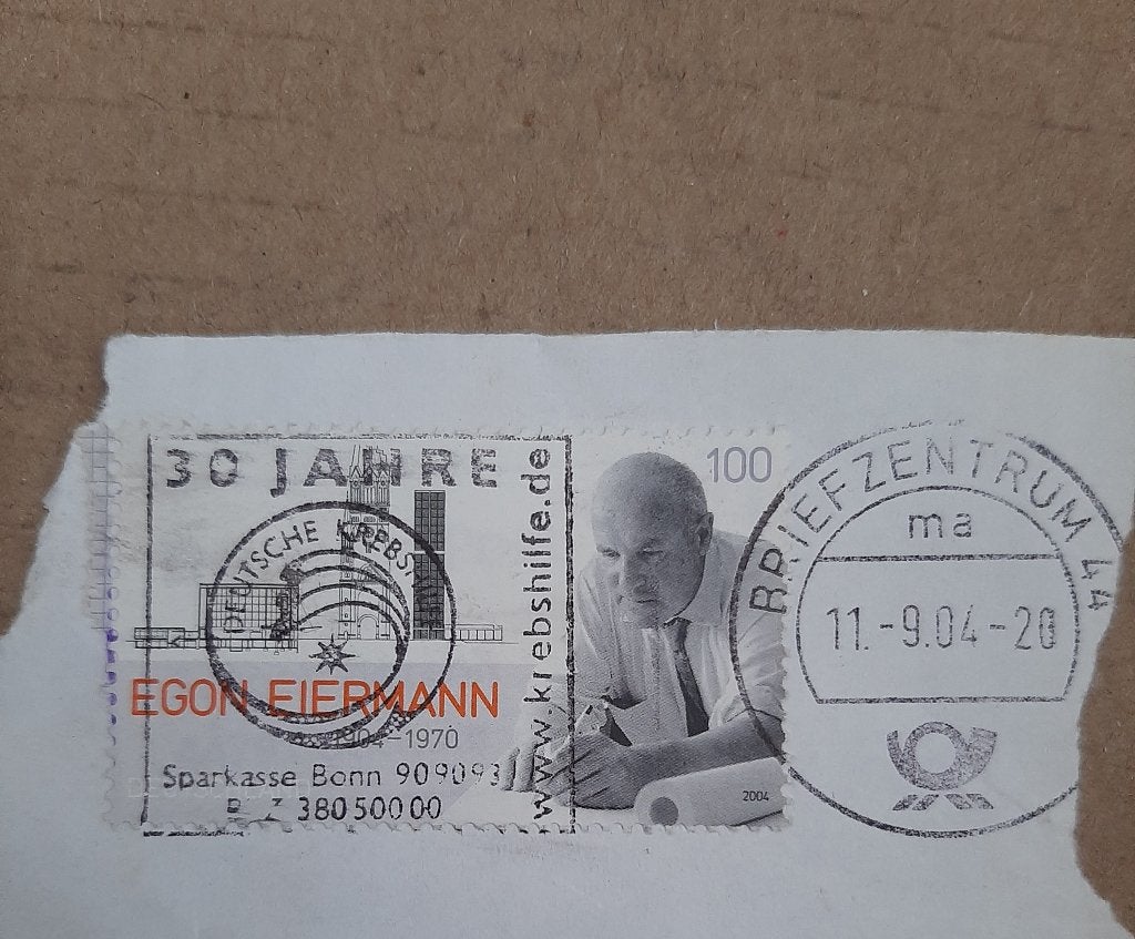 2004 Duitsland Egon Eiermann, Verzenden, BRD, Gestempeld