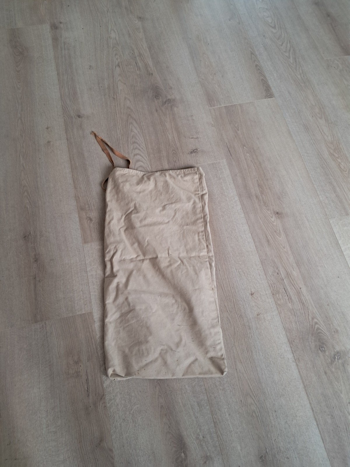 Linnen tas De Waard 70x30 cm, Gebruikt, 20 tot 30 cm, Beige, Ophalen of Verzenden