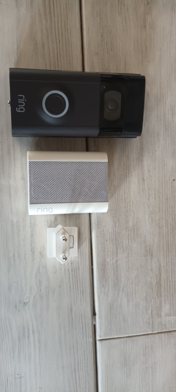 Ring Video Deurbel met Chime half jaar oude accu, Ophalen, Gebruikt