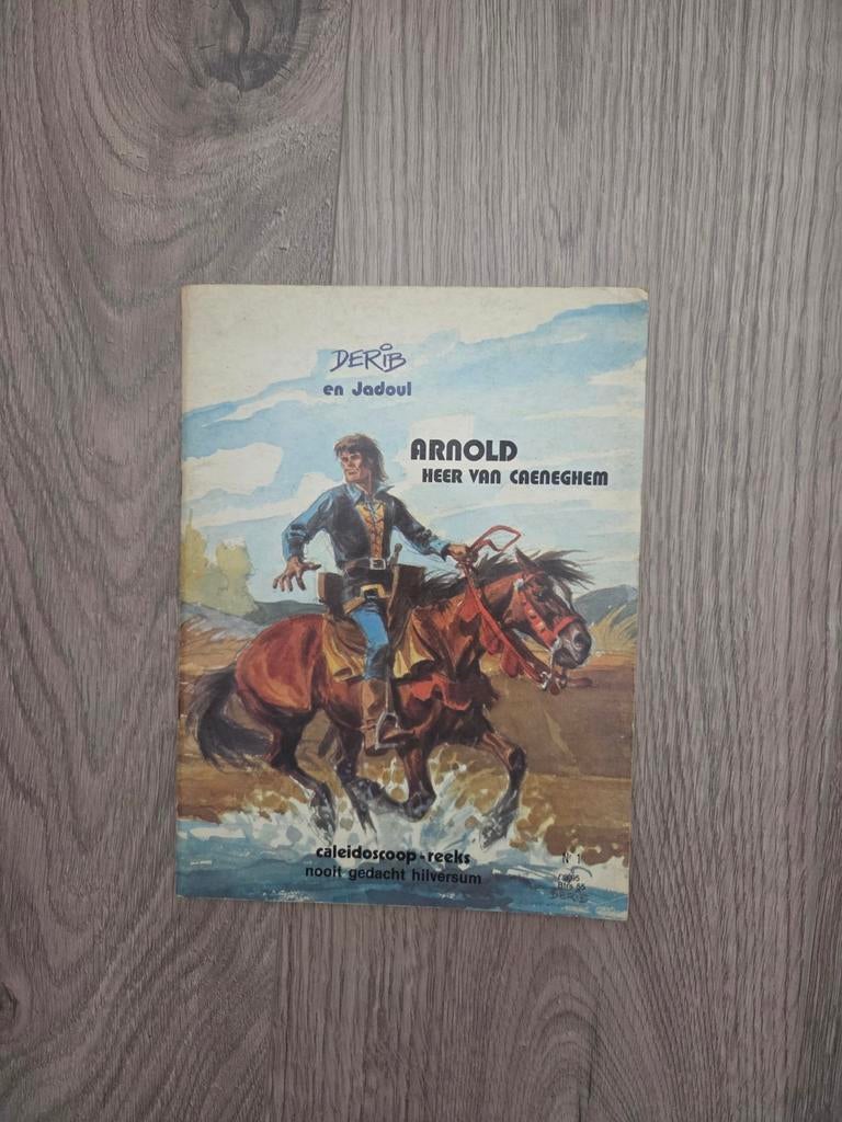 Arnold Heer van Caeneghem - Derib en Jadoul stripboek, Boeken, Stripboeken, Eén stripboek, Ophalen of Verzenden, Gelezen, Derib en Jadoul