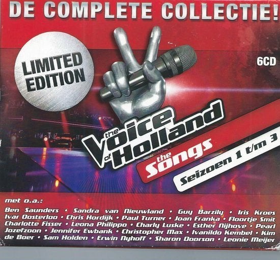 Voice of Holland seizoen 1 t/m 3 the songs ( nieuw ) 6 cds, Verzenden, Nieuw in verpakking