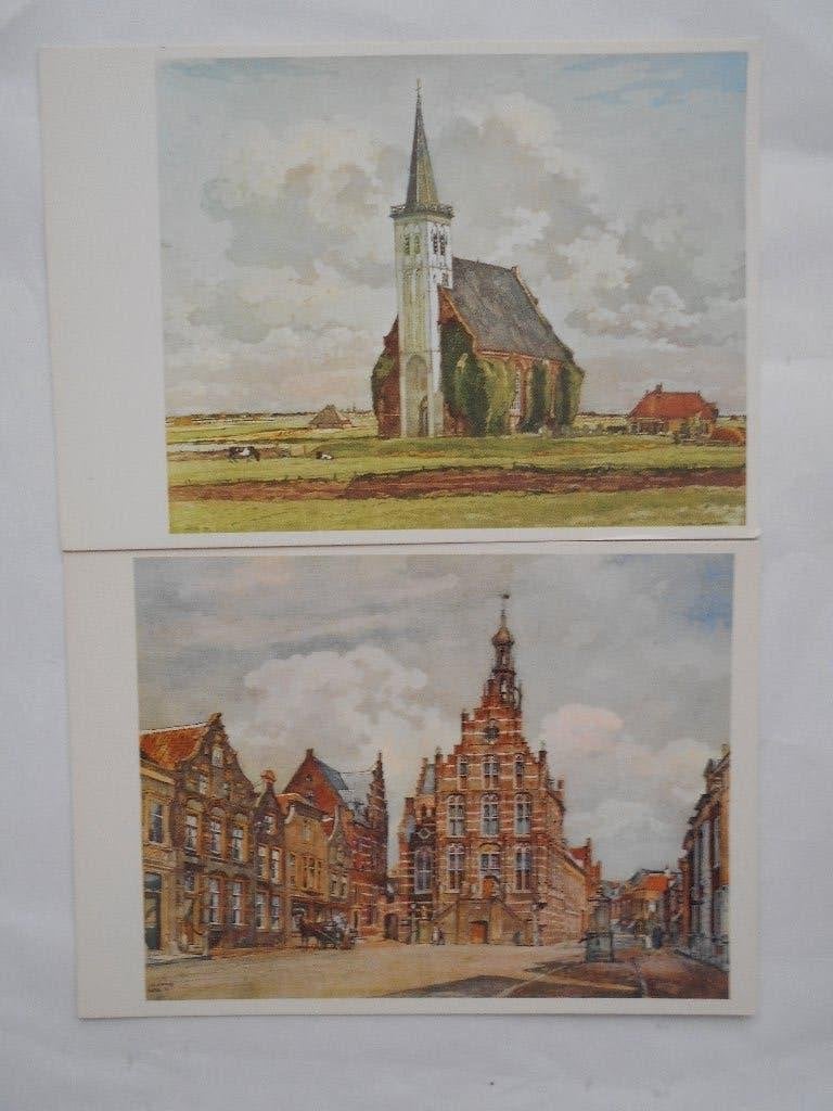 Culemborg Den Hoorn ets H E Roodenburg Zomerzegel is vreugde, Ophalen of Verzenden, 1960 tot 1980, Ongelopen