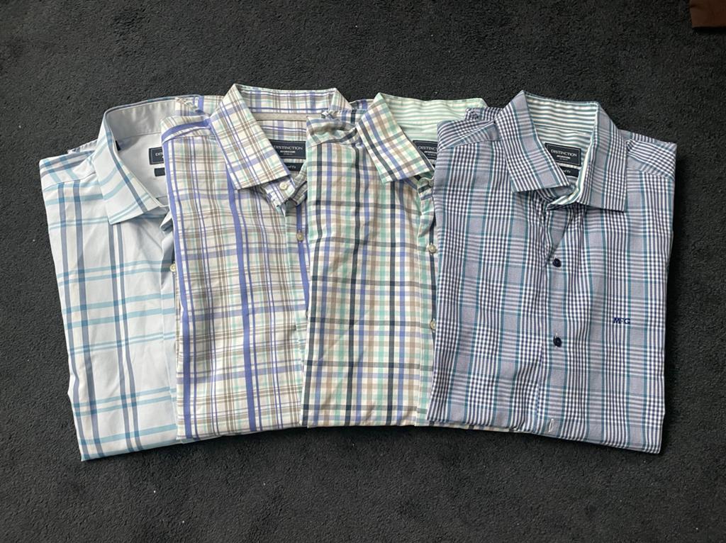 4 Blouses McGregor (maat 44), Ophalen of Verzenden, Zo goed als nieuw, Blauw, Halswijdte 43/44 (XL)