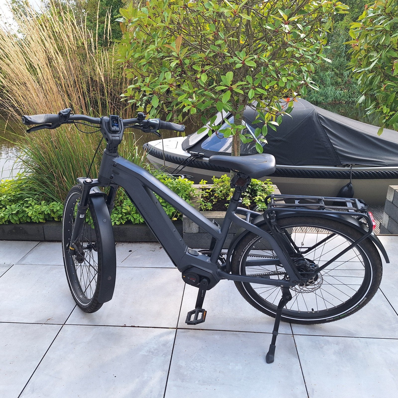 Riese & Müller Charger3 Mixte GT Vario E-bike, Zo goed als nieuw, 47 tot 51 cm, 50 km per accu of meer, Ophalen