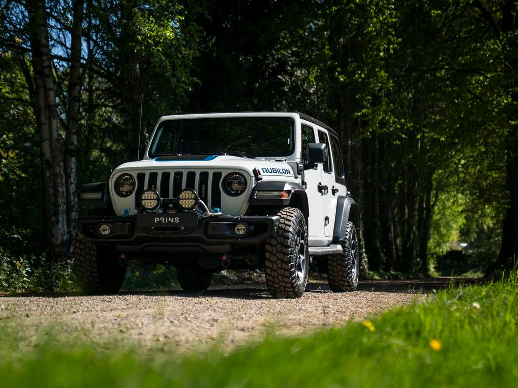Jeep Wrangler Unlimited 4xe 380 Rubicon | Lier (bj 2021), Auto's, Automaat, 4 cilinders, Leder, Bedrijf