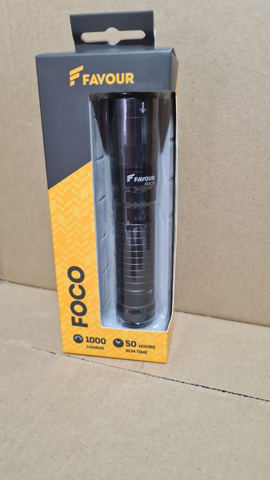 Favour accu led zaklamp 3,7 volt t2117 stof en waterdicht, Ophalen of Verzenden, Nieuw, Accu
