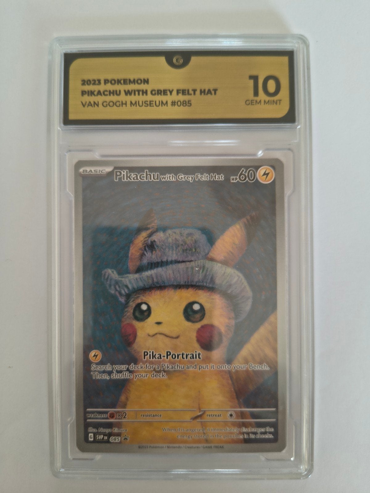 Pikachu van Gogh 10 gem mint 🏅 Sta open voor trades, Ophalen, Nieuw