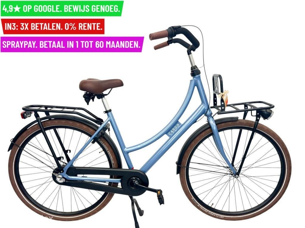 +Damesfiets Avalon Cargo 28"/50cm/3ver - Garantie/Levering