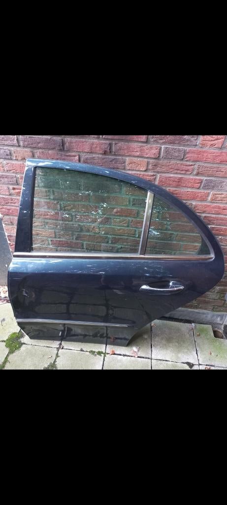 Deur w211 linksachter met deuk, Ophalen of Verzenden, Deur