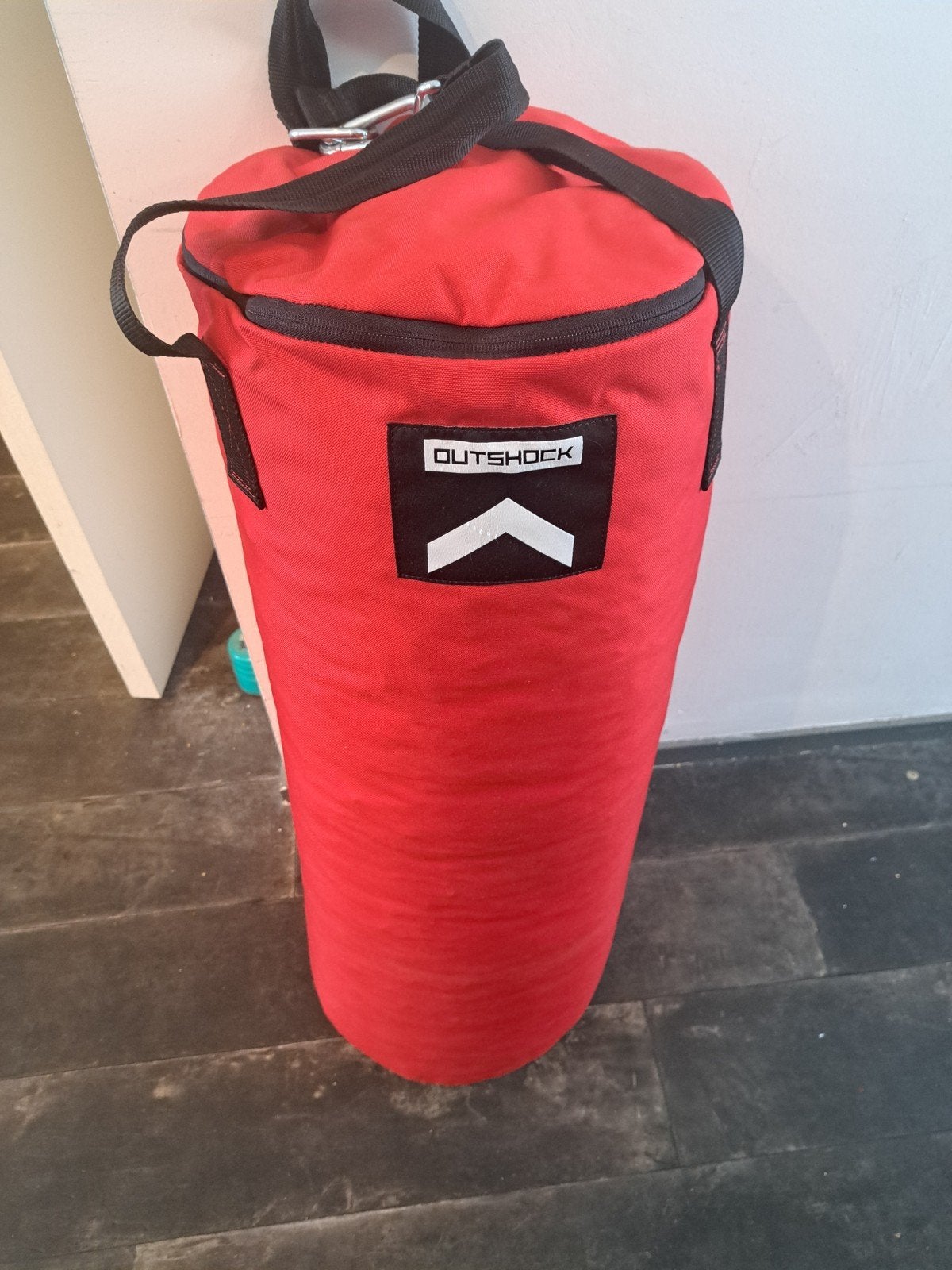 Outshock boksbal / bokszak - rood, Ophalen