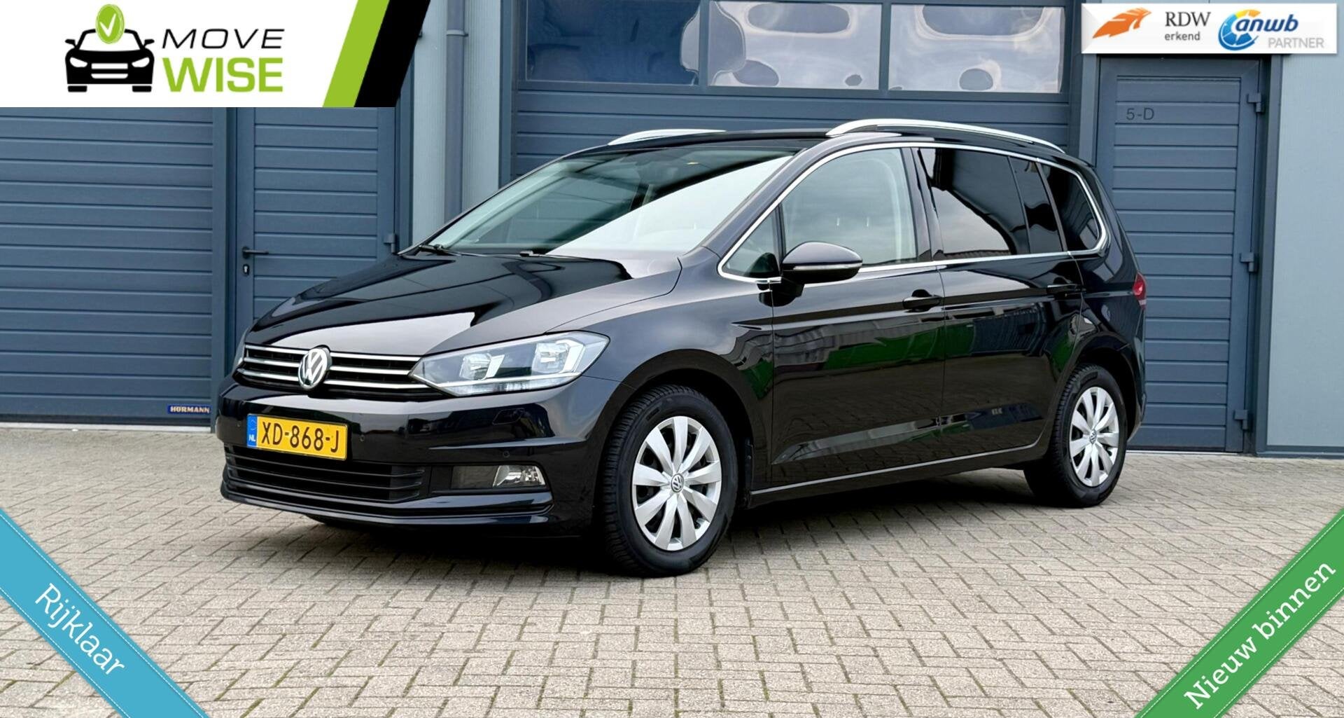 Volkswagen Touran 1.4 TSI 150pk Comfortline | 7 PERSOONS | A, Dealer onderhouden, Stof, Gebruikt, 4 cilinders