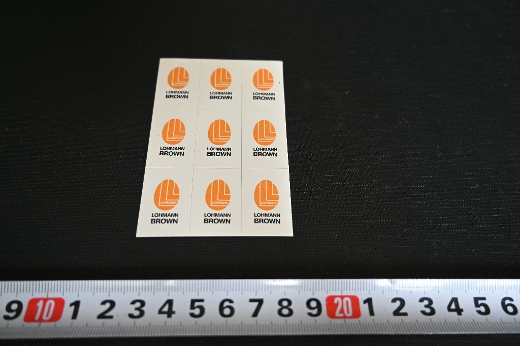 sticker set LOHMANN BROWN, Ophalen, Zo goed als nieuw