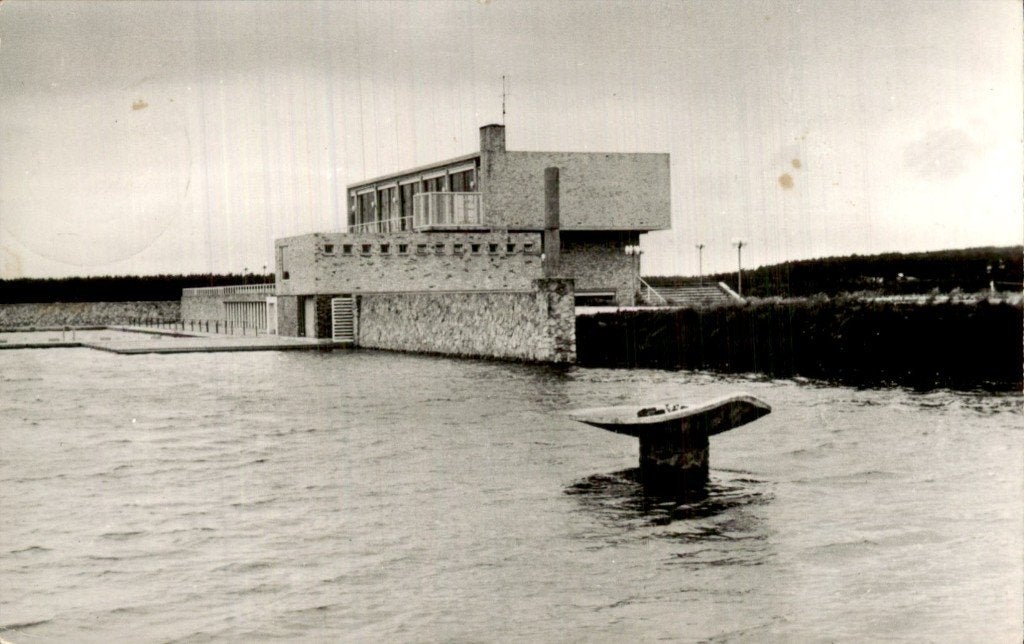 Weert - Zwembad - Duikplank, Ophalen of Verzenden, 1960 tot 1980, Gelopen, Limburg