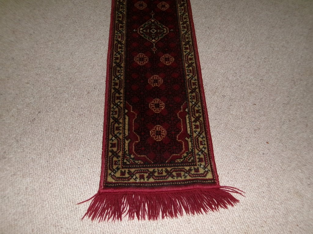 Tafelkleed / Loper - Smyrna - Vintage, Gebruikt, Ophalen of Verzenden, Franjes/kwastjes, Tafelloper