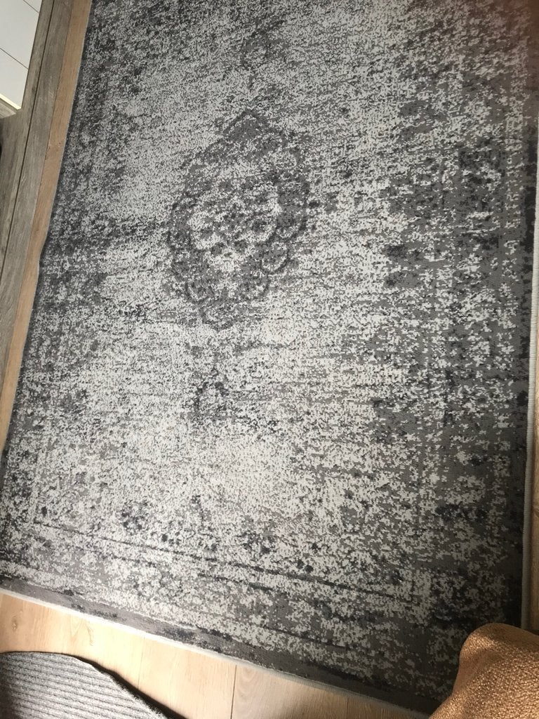 Vloerkleed 200bij 140 cm ( van Ikea), Ophalen, Zo goed als nieuw, Grijs, Rechthoekig