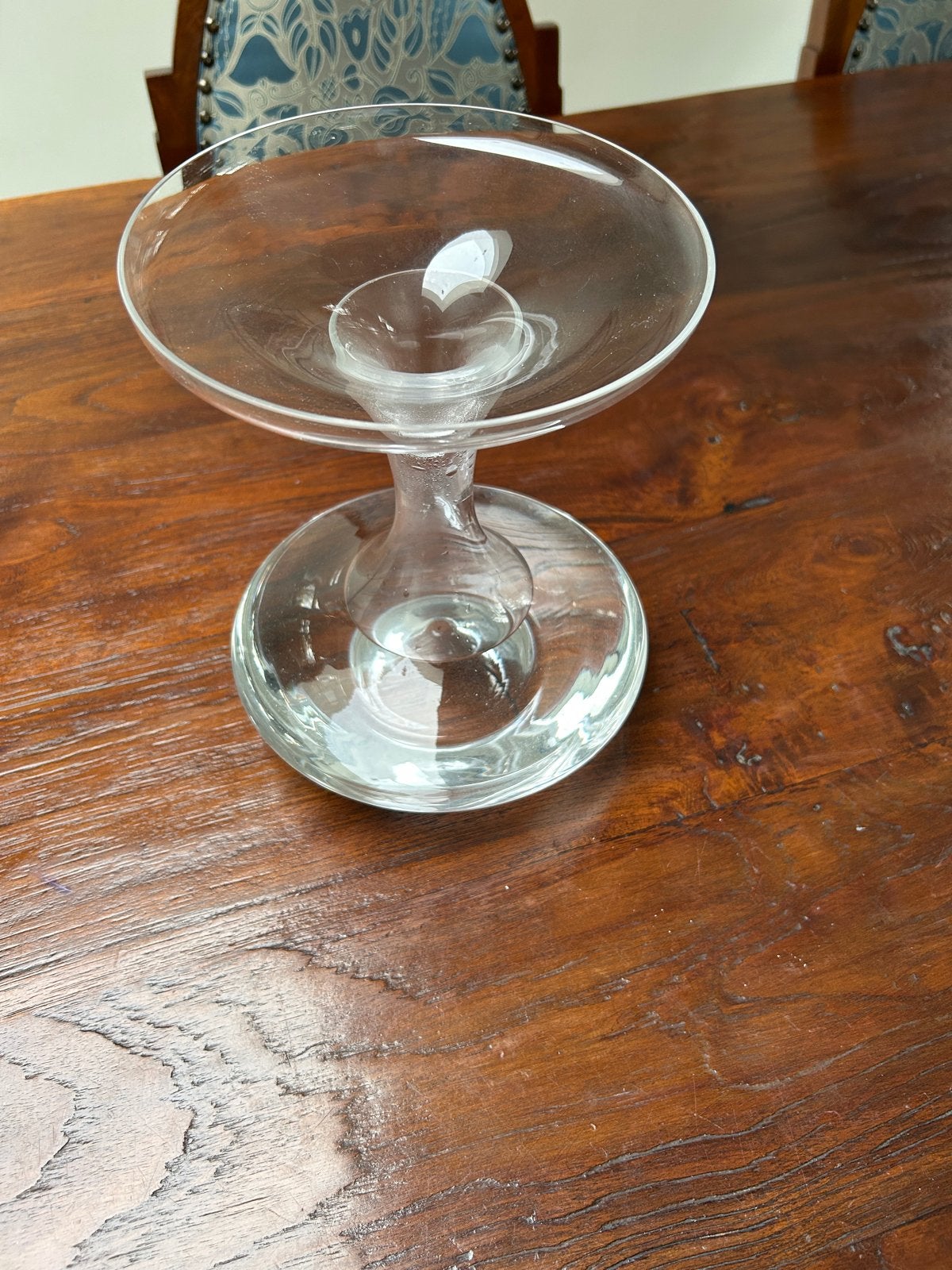 Glazen Decanteerkaraf met Schaal - gewoon nieuw, Ophalen of Verzenden, Zo goed als nieuw, Transparant, Glas