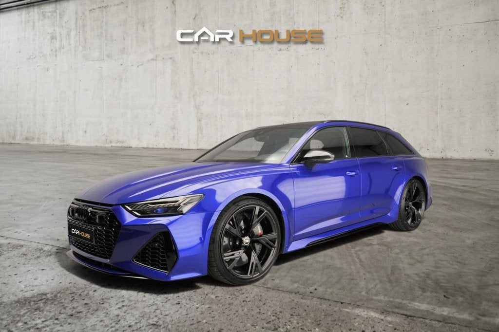 Audi RS6 Avant 2022 600pk Keramisch B&O PPF Trekhaak Blu-Eye, Auto's, Automaat, RS6, Leder, Vierwielaandrijving