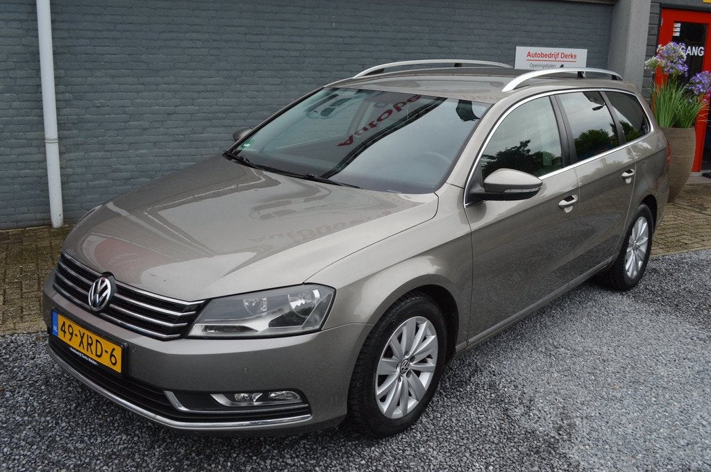 Volkswagen Passat Variant 1.4 TSI Highline Airco Automaat Na, Euro 5, Stof, Gebruikt, Bruin