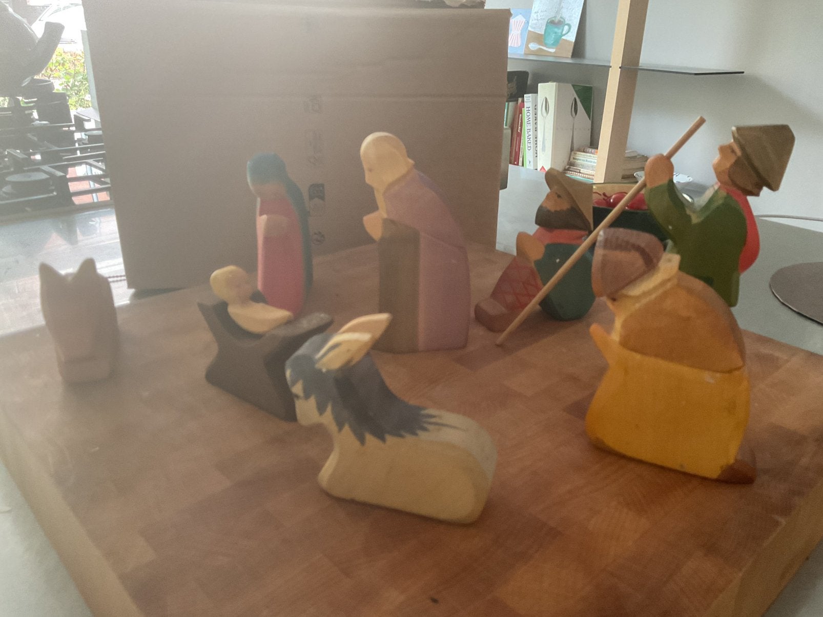 Volledige kerststal. ostheimer