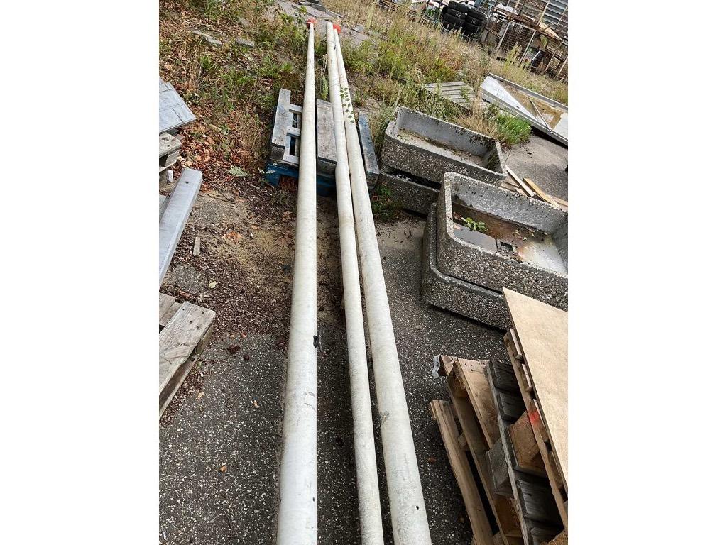 Vlaggenmast 8 meter ( 2 stuks), Diversen, Vlaggen en Wimpels, Ophalen
