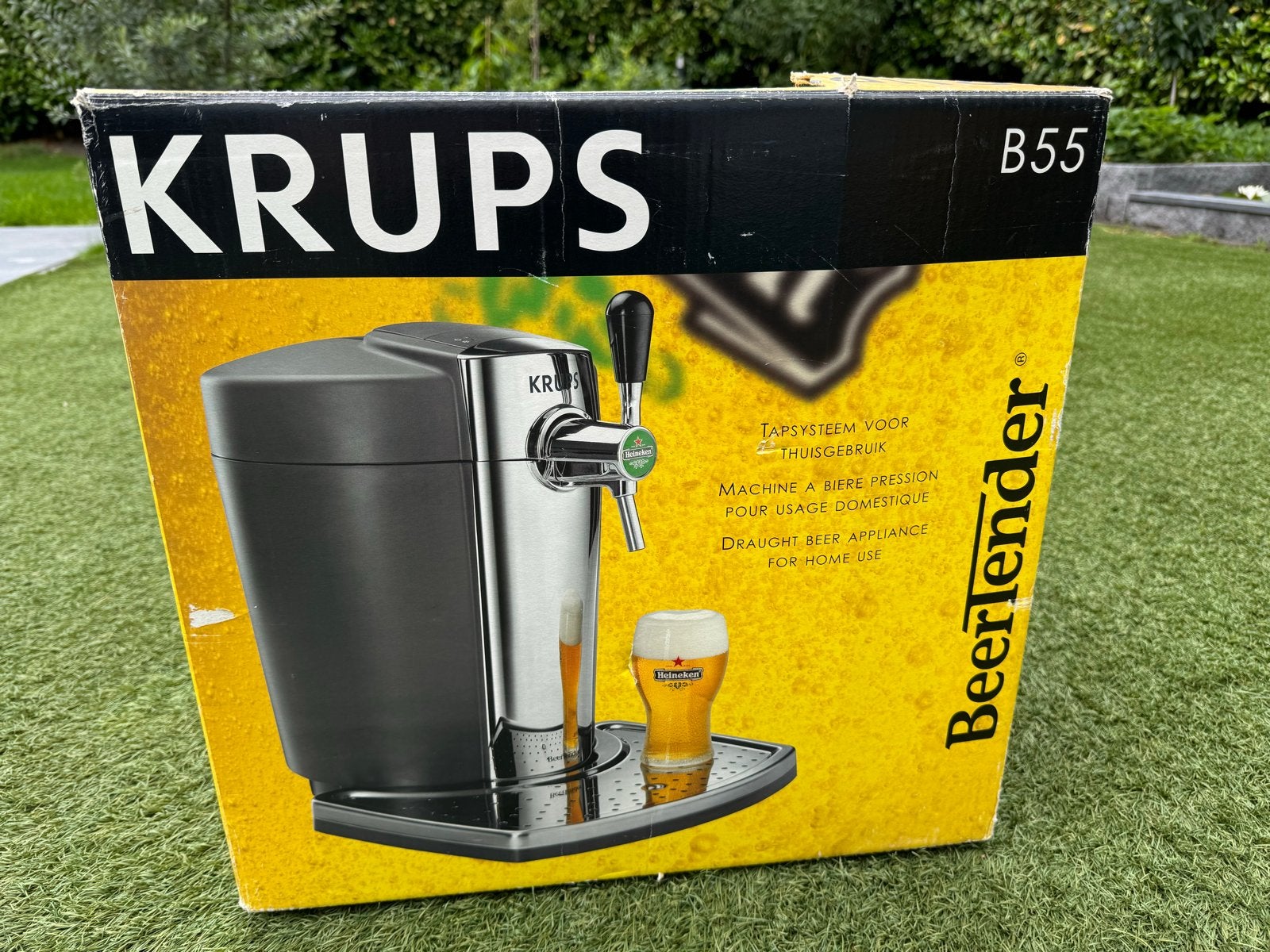 Heineken Krups Beertender B55 thuistap - Zo goed als nieuw, Ophalen of Verzenden, Zo goed als nieuw, Krups