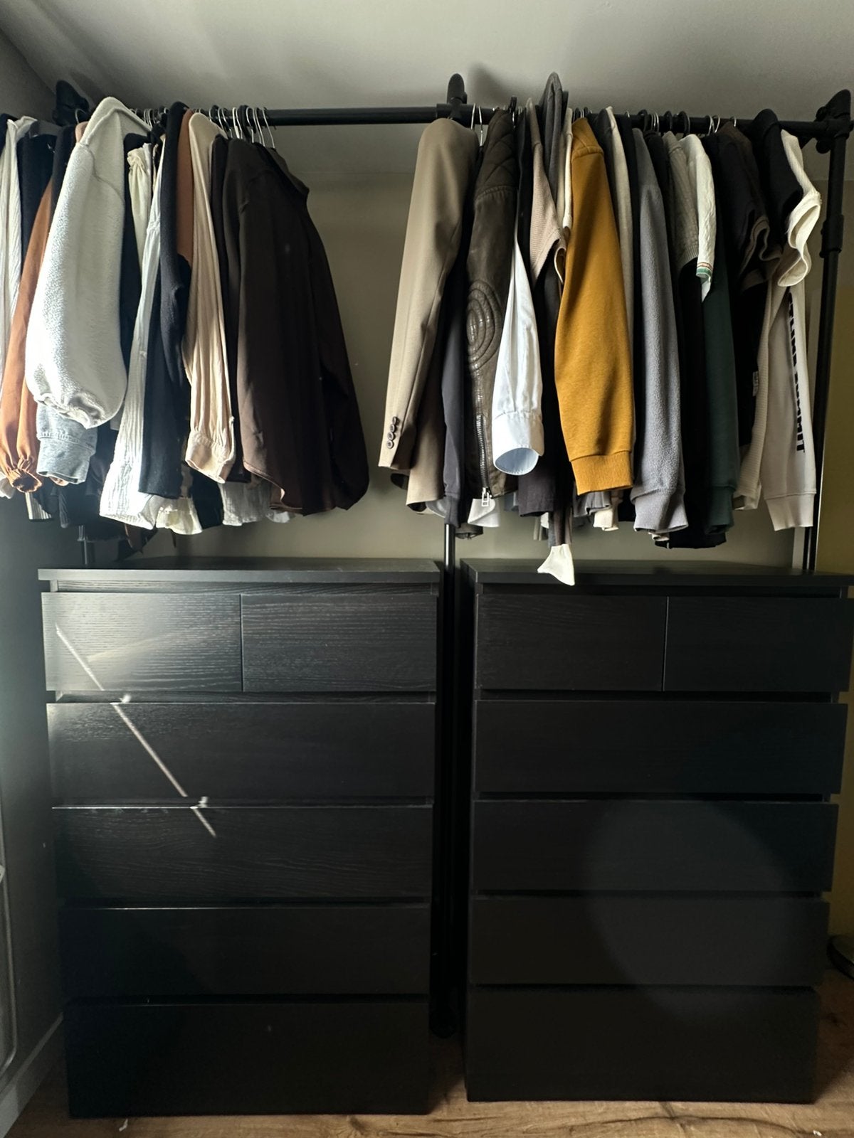 IKEA MALM ladekast zwart – 6 lades, Ophalen, Zo goed als nieuw
