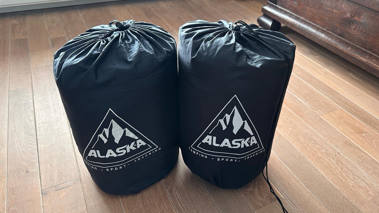 2x Alaska slaapzak   camping/sport/tracking (kopelbaar), Caravans en Kamperen, Slaapzakken, Ophalen of Verzenden, Zo goed als nieuw