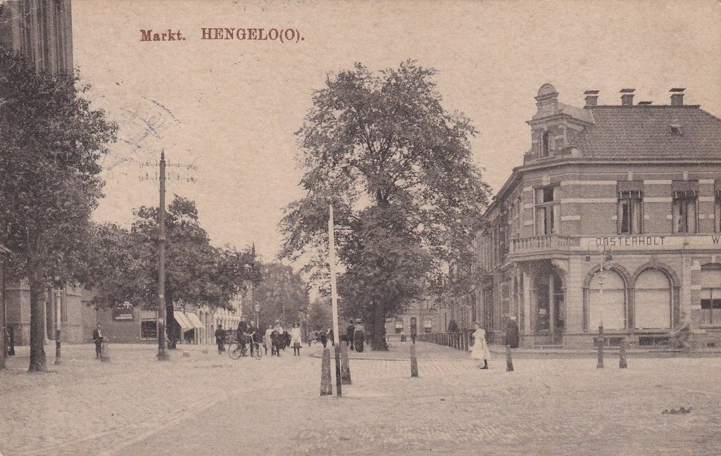 Hengelo, 1912., Verzenden, Voor 1920, Gelopen, Overijssel