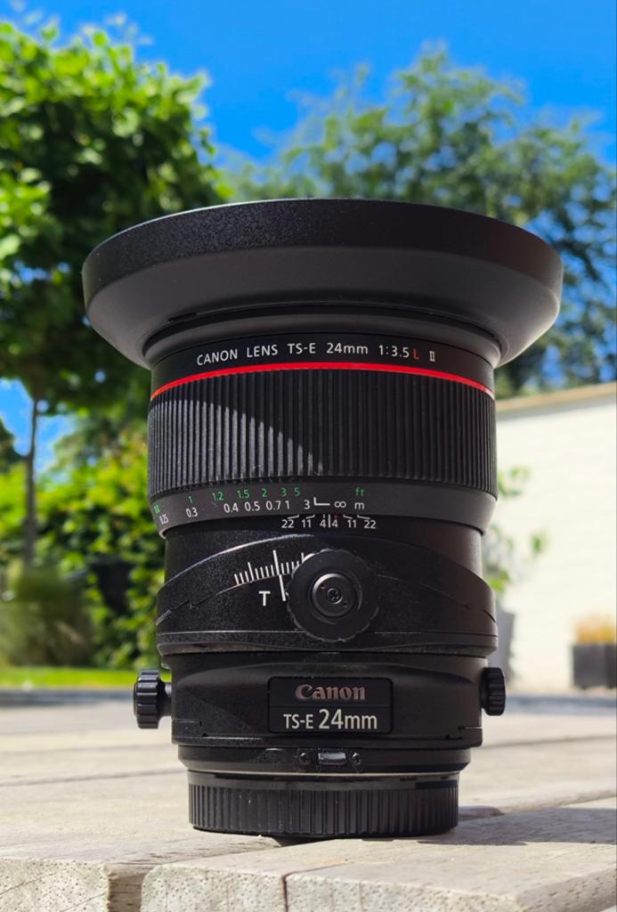 Canon 24mm TS-E II - NIEUWSTAAT!, Audio, Tv en Foto, Fotografie | Lenzen en Objectieven, Zo goed als nieuw, Groothoeklens, Ophalen of Verzenden