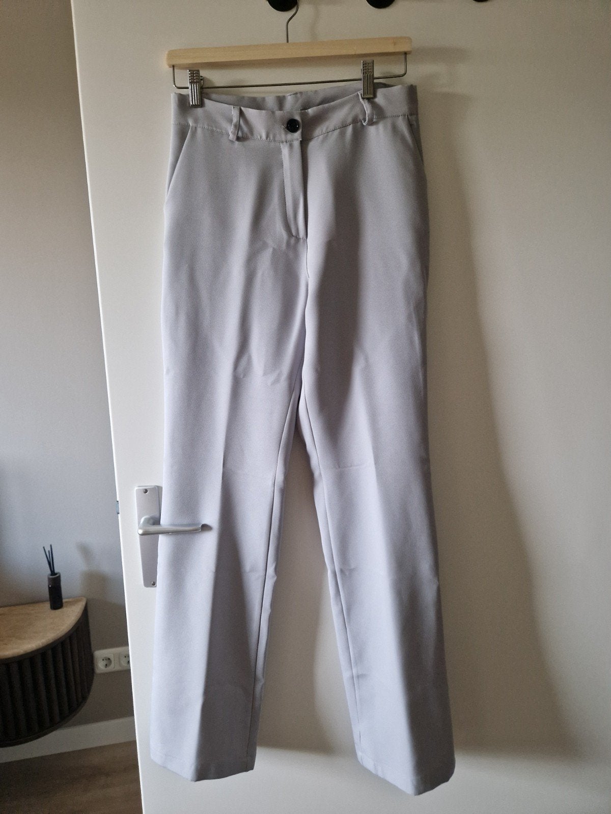 Lichtblauw/grijs pantalon maat S, Ophalen of Verzenden, Zo goed als nieuw, Blauw, Lang