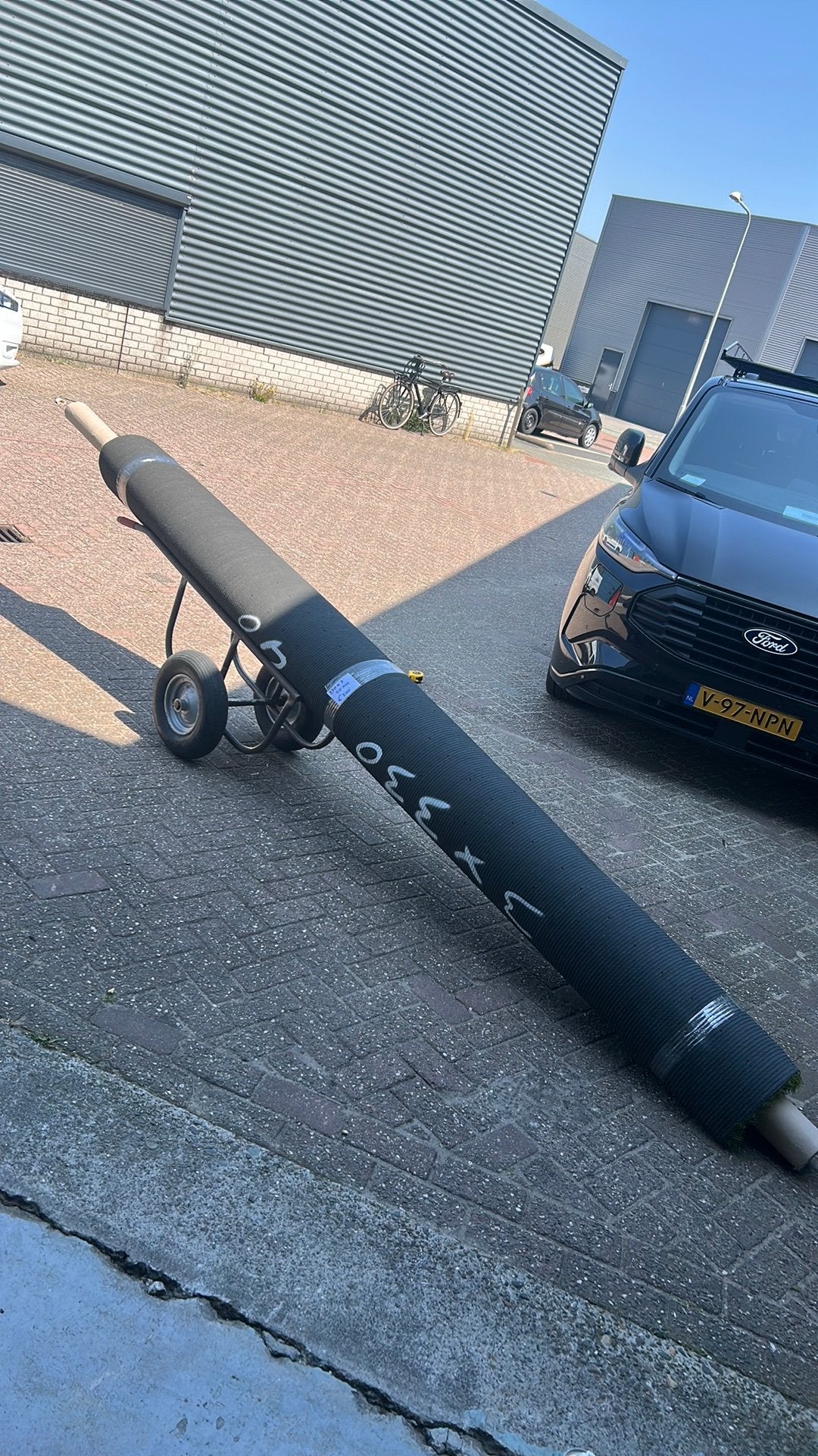 Kunstgras 40mm 3x3,30, Tuin en Terras, Gras en Kunstgras, Ophalen, Zo goed als nieuw, Minder dan 10 m², Kunstgras