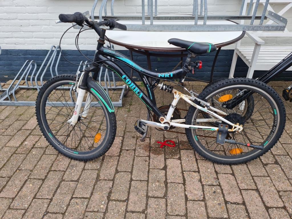 Cobra Mountainbike - Full Suspension - Zwart/Turquoise, Overige merken, Info@cobrabikes.com, Gebruikt, Onbekend, raadpleeg handleiding