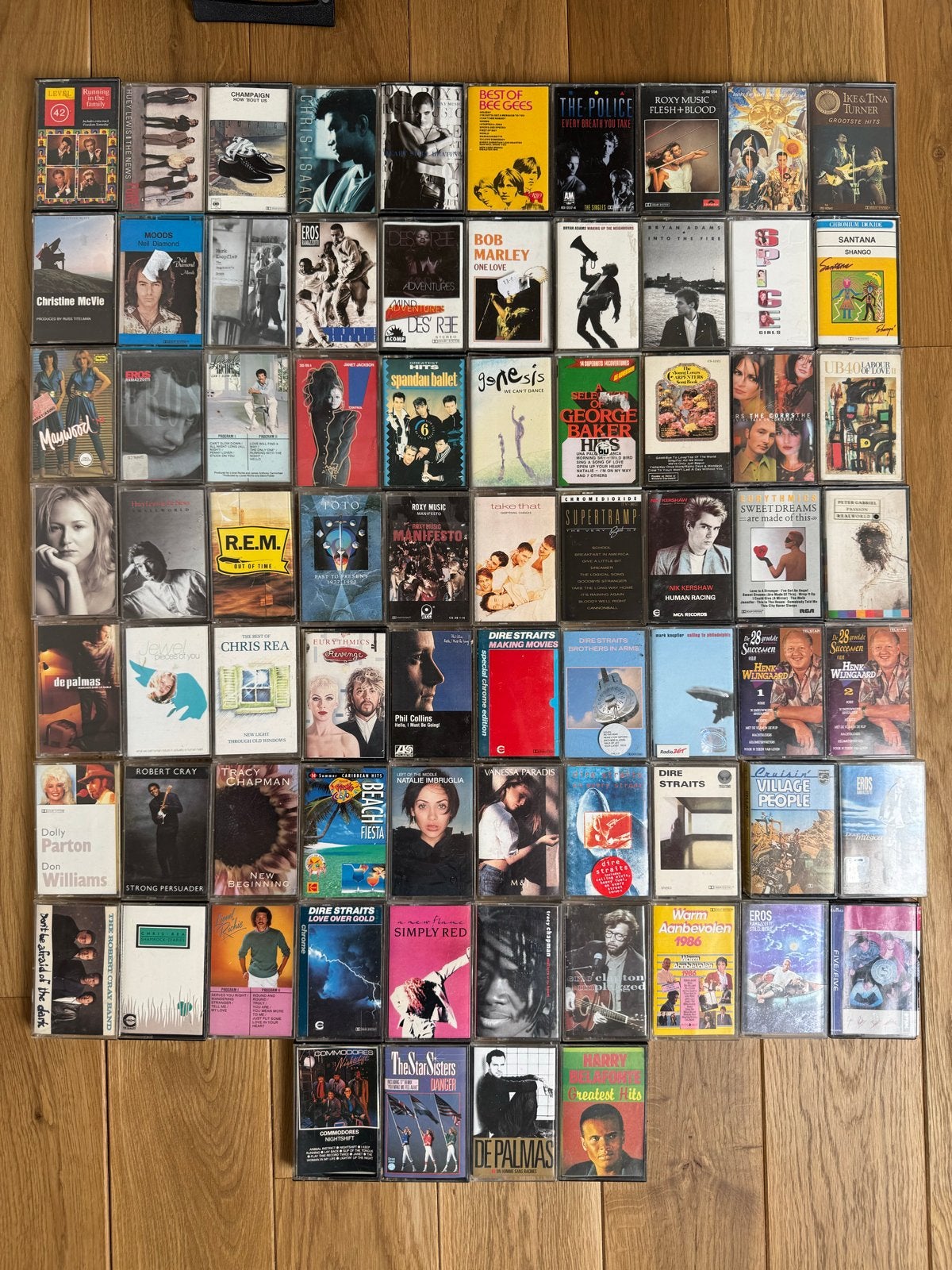 Grote collectie van 60+ diverse muziekcassettes, Cd's en Dvd's, Gebruikt, Ophalen of Verzenden, Voorbespeeld, Pop