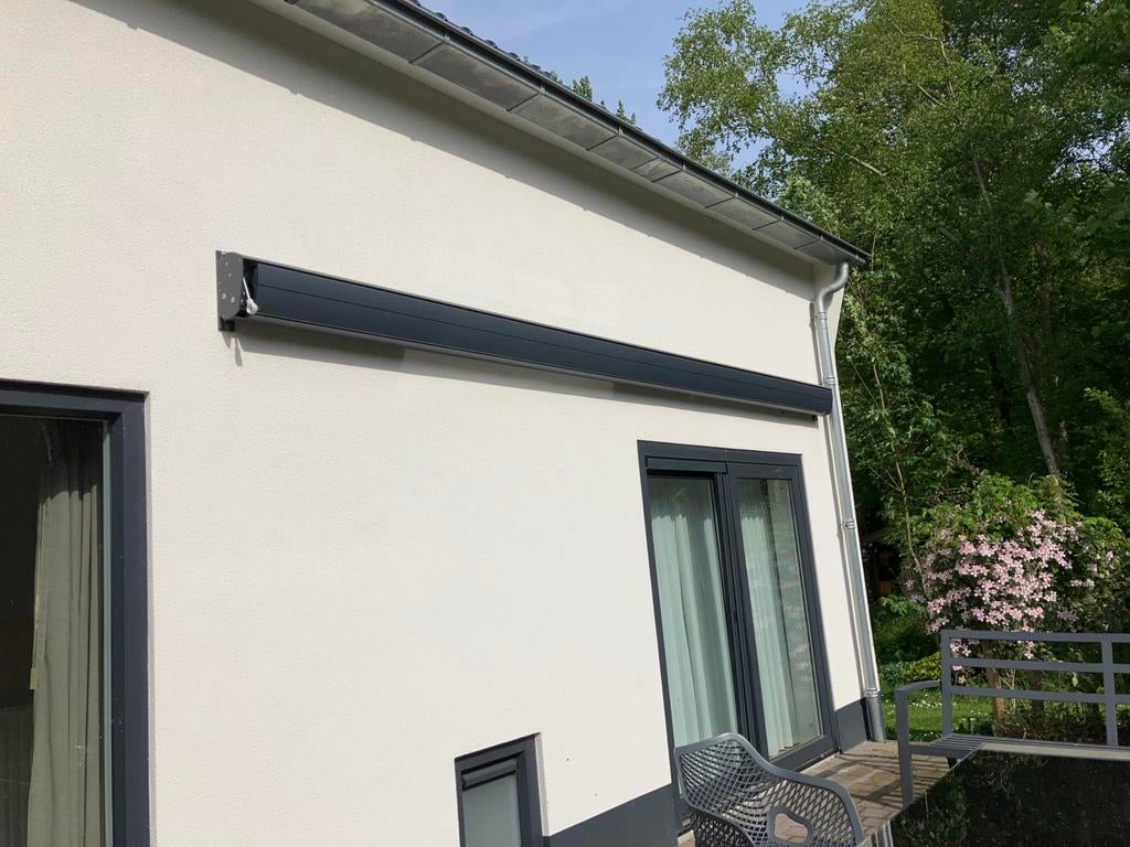 Zonnescherm knikarm handbediend NIEUW!!, Ophalen, 200 cm of meer, Nieuw, 200 cm of meer
