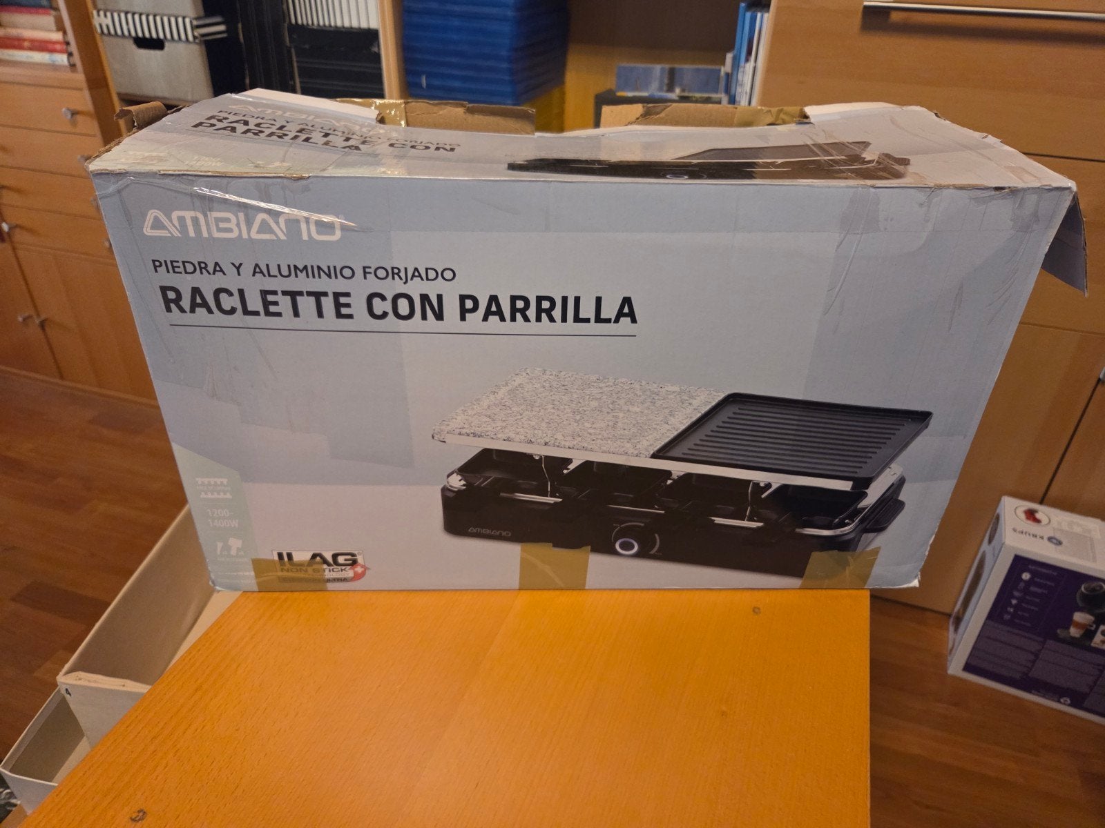 Ambiano Raclette met grillplaat, Witgoed en Apparatuur, Onderdelen en Toebehoren, Ophalen, Zo goed als nieuw