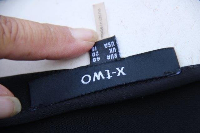 Jurk zwart X-Two mt 48 transparante mouwen Vaste prijs OPRUI, X-Two, Zwart, Maat 46/48 (XL) of groter, Ophalen of Verzenden