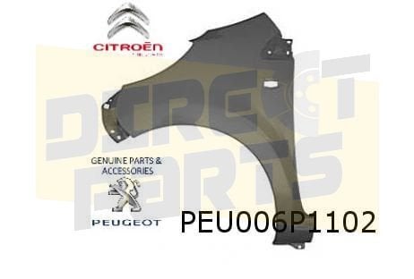 Peugeot 107 (-7/14) voorscherm Rechts Origineel! 7841S8, Citroën, -, Verzenden, -