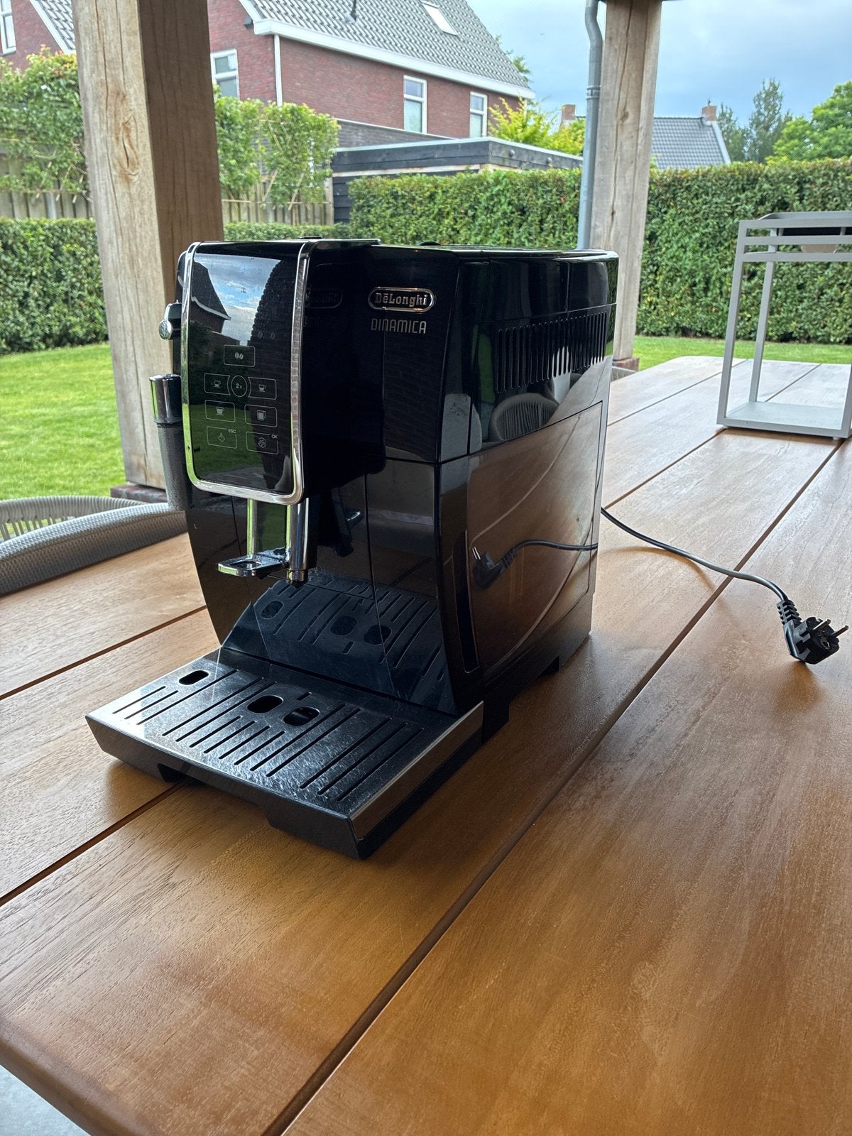 De'Longhi Dinamica ECAM 350.55.B volautomatische espressomac, Witgoed en Apparatuur, Ophalen, Gebruikt, Koffiemachine, Koffiebonen