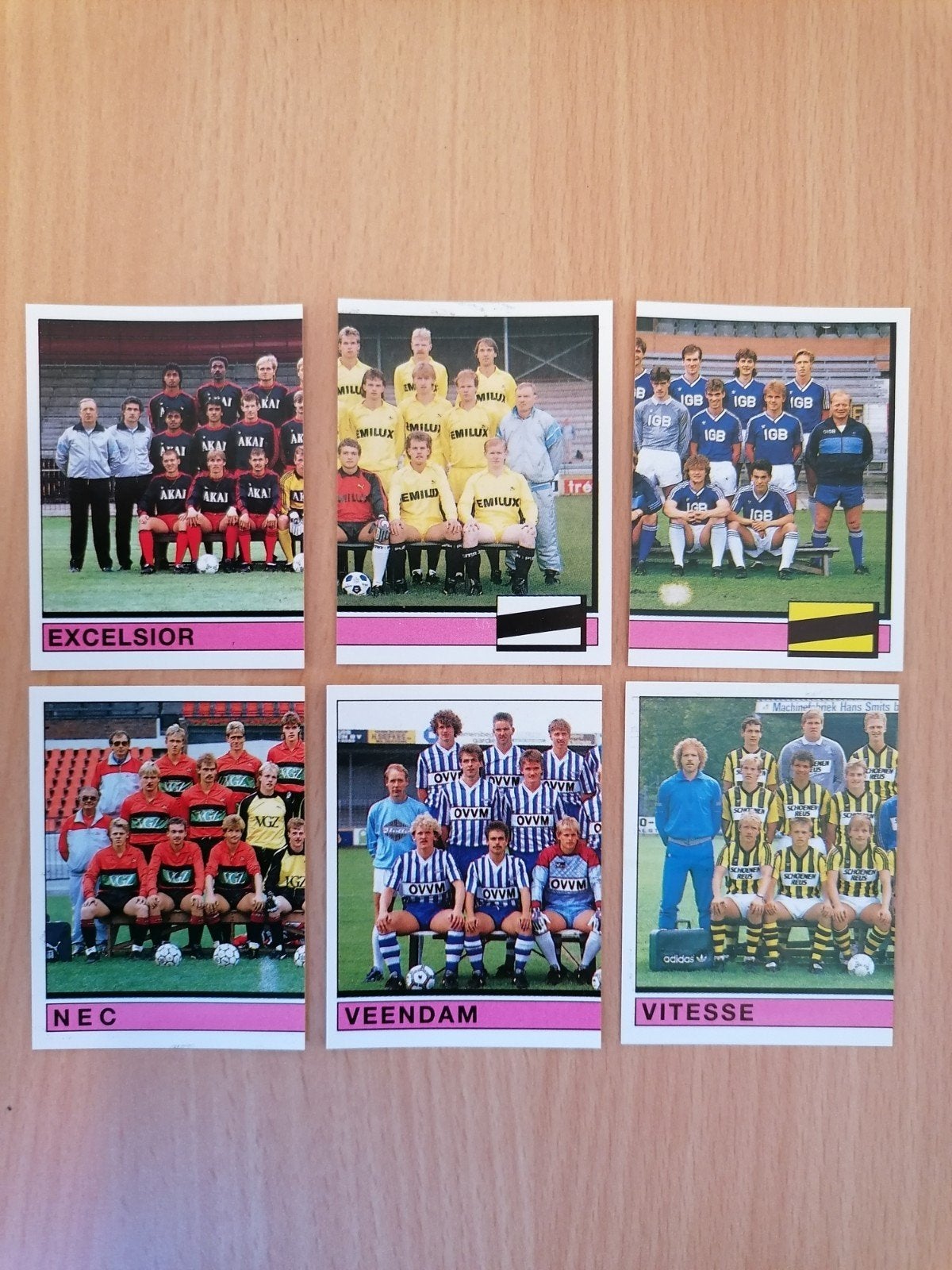 Panini Voetbal 88, 6x., Ophalen of Verzenden, Zo goed als nieuw, Ajax, Poster, Plaatje of Sticker