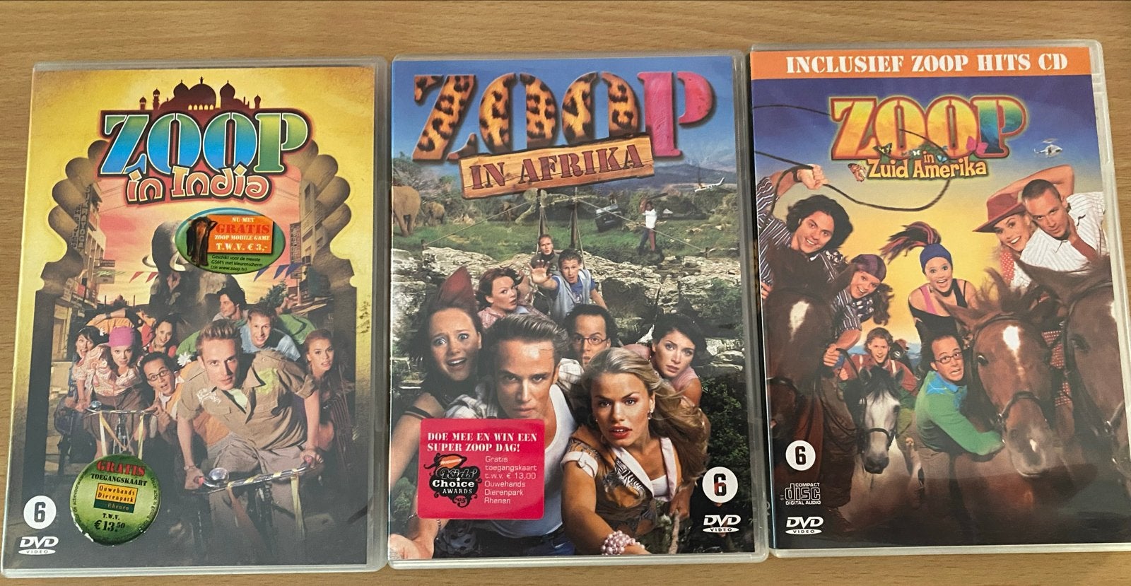 Zoop DVD Boxset: In India, In Afrika, In Zuid Amerika, Nederlands, Vanaf 6 jaar, Actie en Avontuur, Complete serie