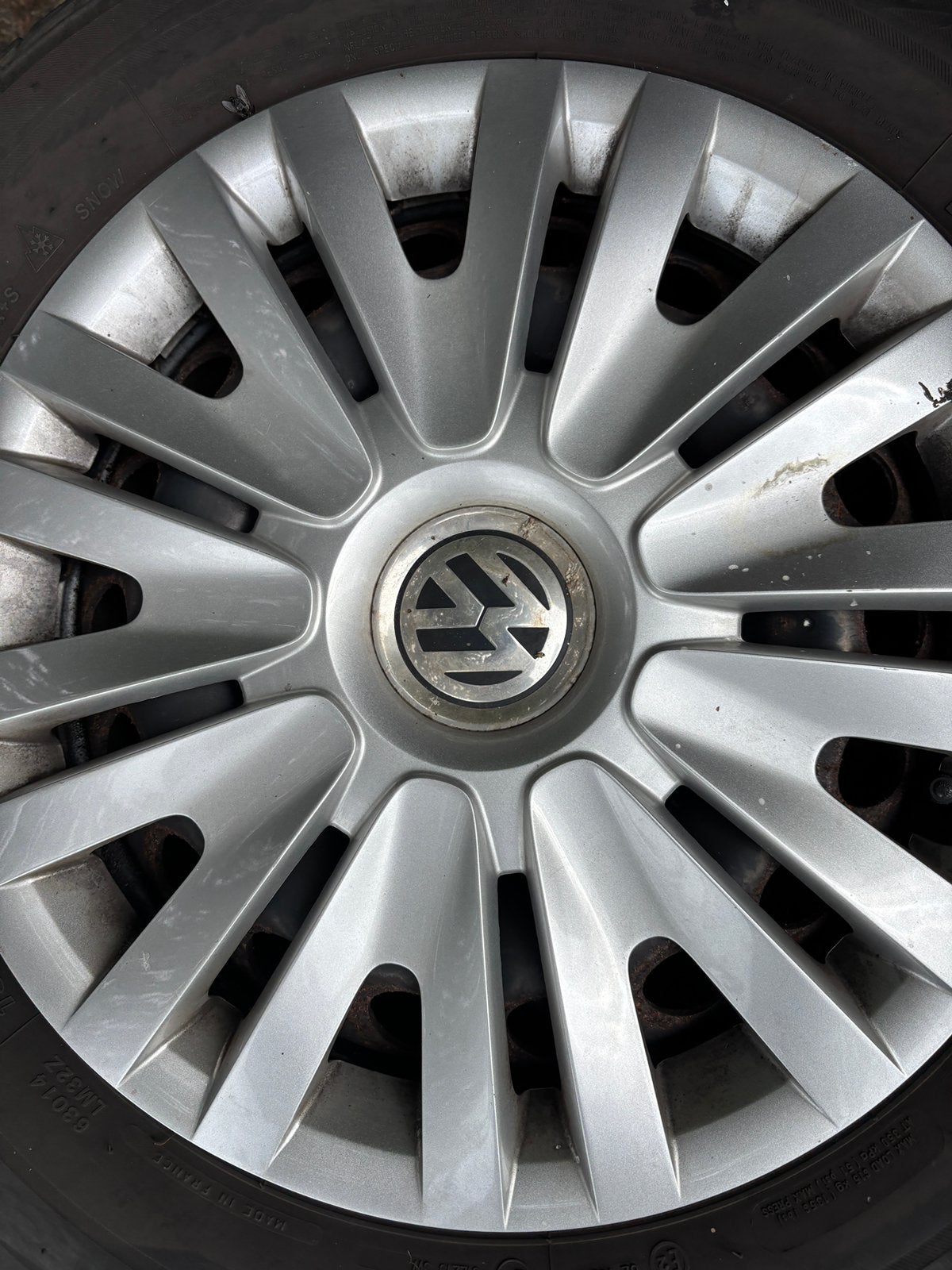 Vw banden setje 195/65 R15, Auto diversen, Ophalen, Zo goed als nieuw