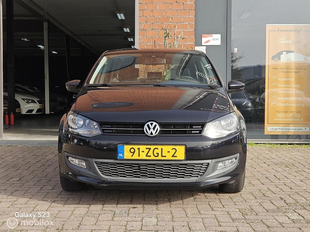 Volkswagen Polo 1.2 TSI BlueMotion 2e eigenaar Airco cruise, Auto's, Volkswagen, Voorwielaandrijving, Euro 5, 4 cilinders, Zwart