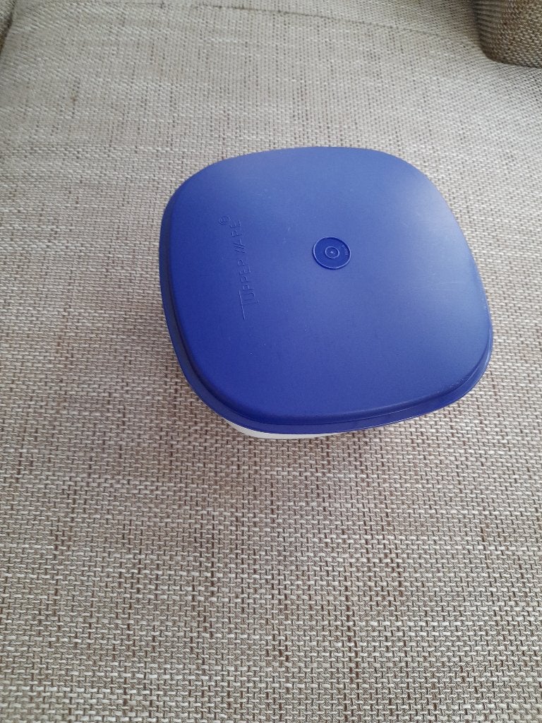 Tupperware Serveerwonder, Huis en Inrichting, Keuken | Tupperware, Gebruikt, Overige typen, Blauw, Met deksel, Met inzet, Vaatwasserbestendig
