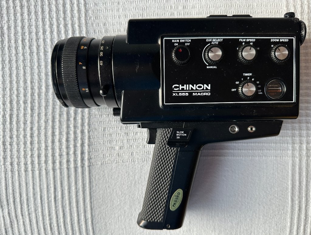 Filmcamera Chinon XL555 Macro., Verzamelen, Fotografica en Filmapparatuur, Filmcamera, 1960 tot 1980, Ophalen of Verzenden